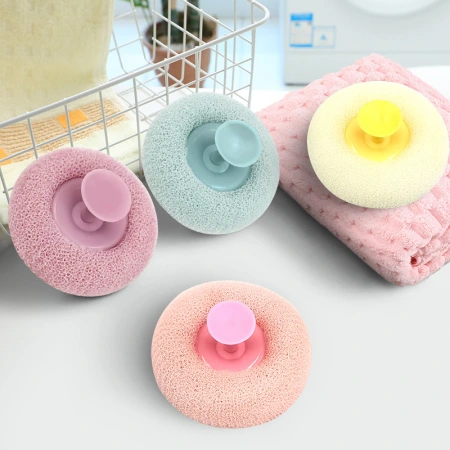 New type of bath massage ball, suction cup, bath ball, two-in-one foaming, exfoliating, scrubbing, back scrubbing, bathing and flower bath ball New type of bath massage ball, suction cup, bath ball, two-in-one foaming, exfoliating, scrubbing, back scrubbing, bathing and flower bath ball